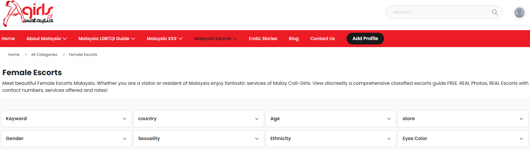 Malaysia Escort Classifieds | Malaysia Tourist Information - Best Things To See And Do Malaysia Escort Directory